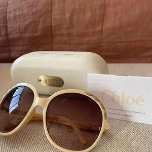 Cream Sunglasses